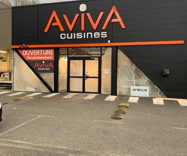 enseigne lumineuse aviva