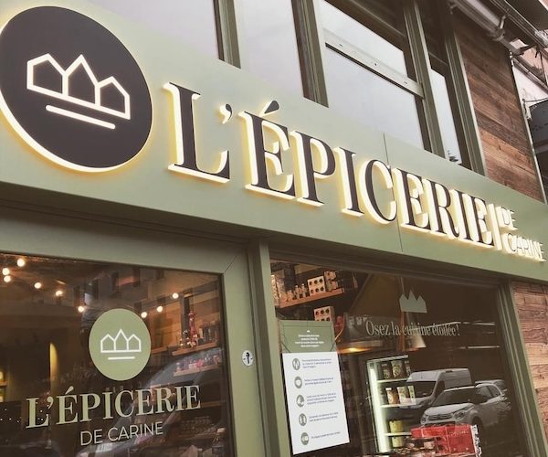 enseigne lumineuse l'épicerie